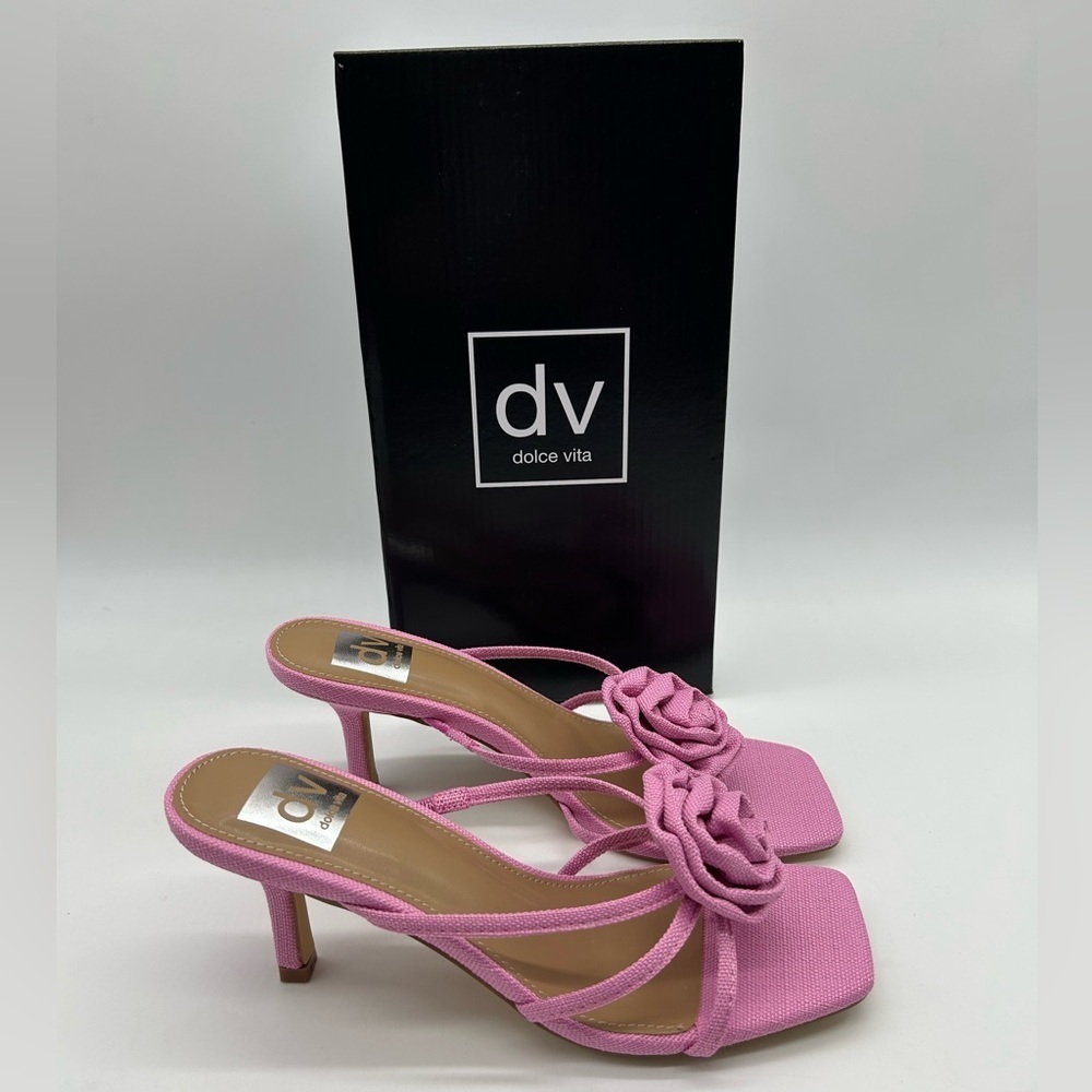 Dolce Vita Zelly Pink Strappy Mule-Style Sandals | Size 9 l NWT - Picture 10 of 10